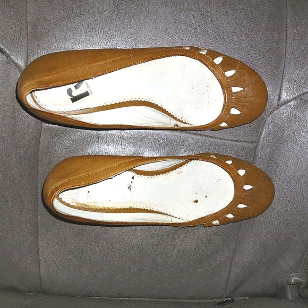 Leather Wedge Heels